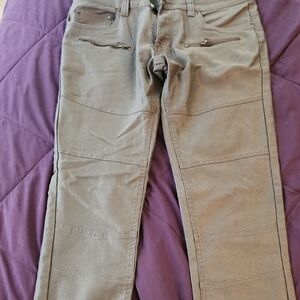 Akademiks Men's Slim Straight Jeans - Brown